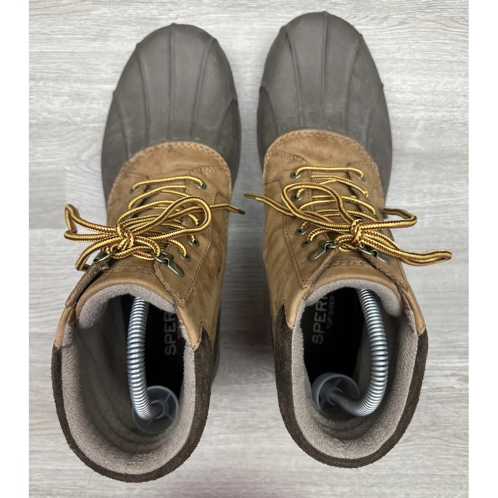 Sperry Top-Sider Men's Avenue Duck Boot Tan Brown Size 13M STS12126 Very Nice - Picture 9 of 12
